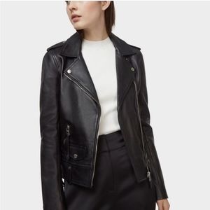 Rudsak Mergo Leather Jacket in Olive